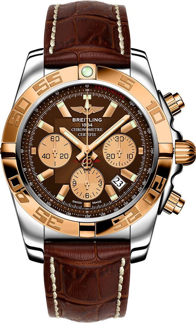 Breitling Chronomat 44 44 mm Watch in Brown Dial For Men - 1