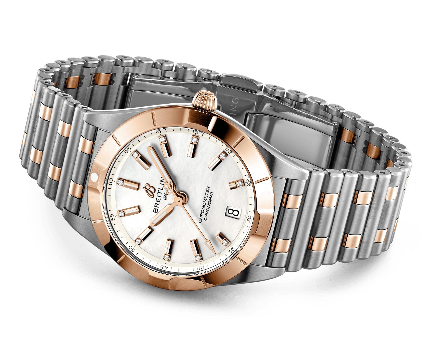 Breitling Chronomat  White Dial 32 mm SuperQuartz™ Watch For Women - 4