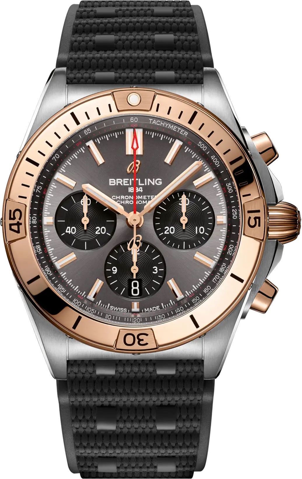 Breitling Chronomat  Grey Dial 42 mm Automatic Watch For Men - 1