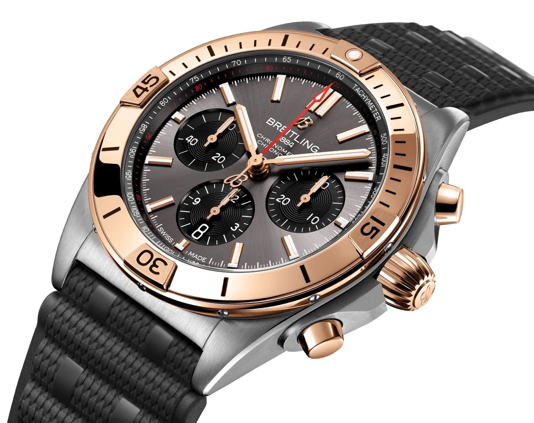 Breitling Chronomat  Grey Dial 42 mm Automatic Watch For Men - 4