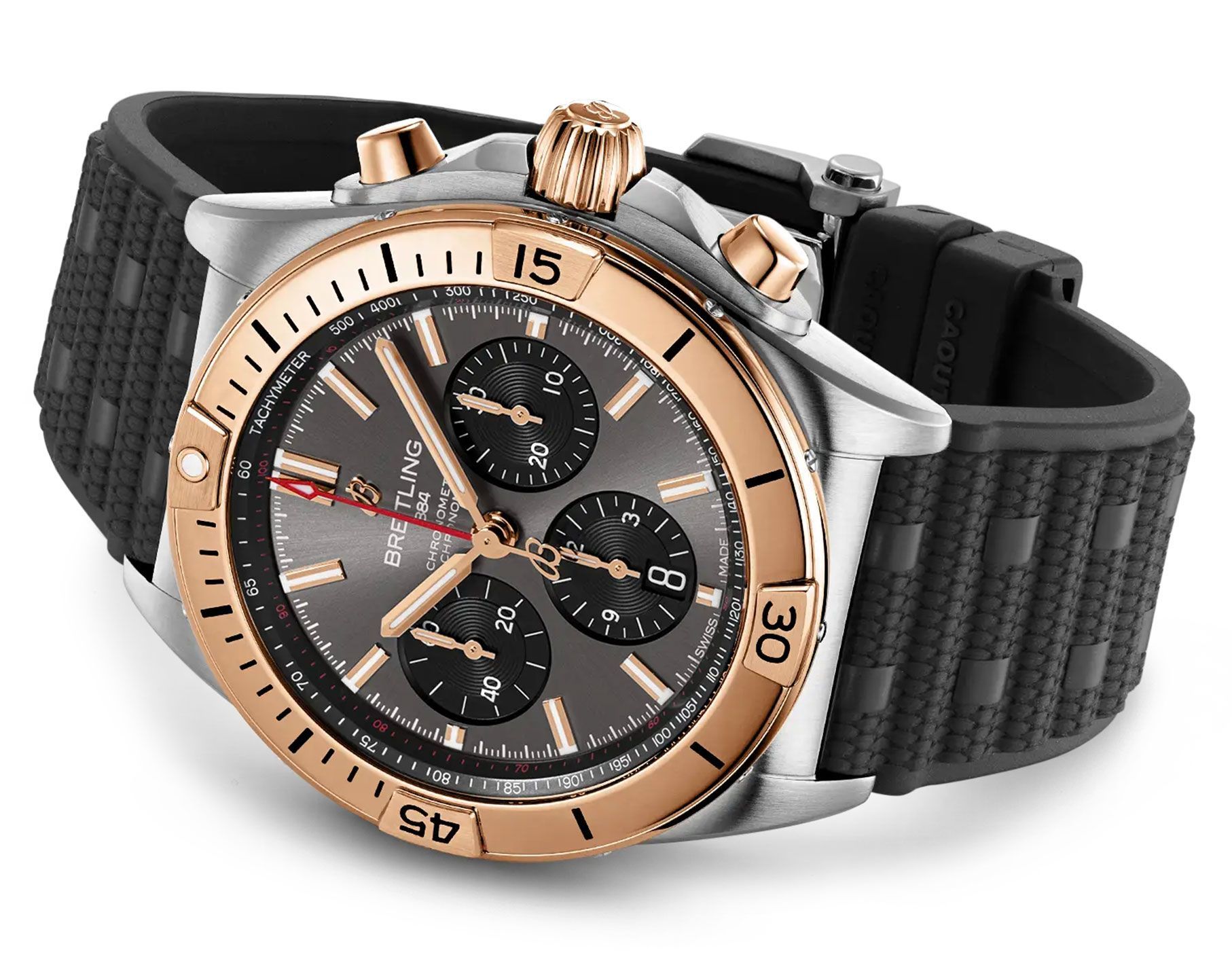 Breitling Chronomat  Grey Dial 42 mm Automatic Watch For Men - 5