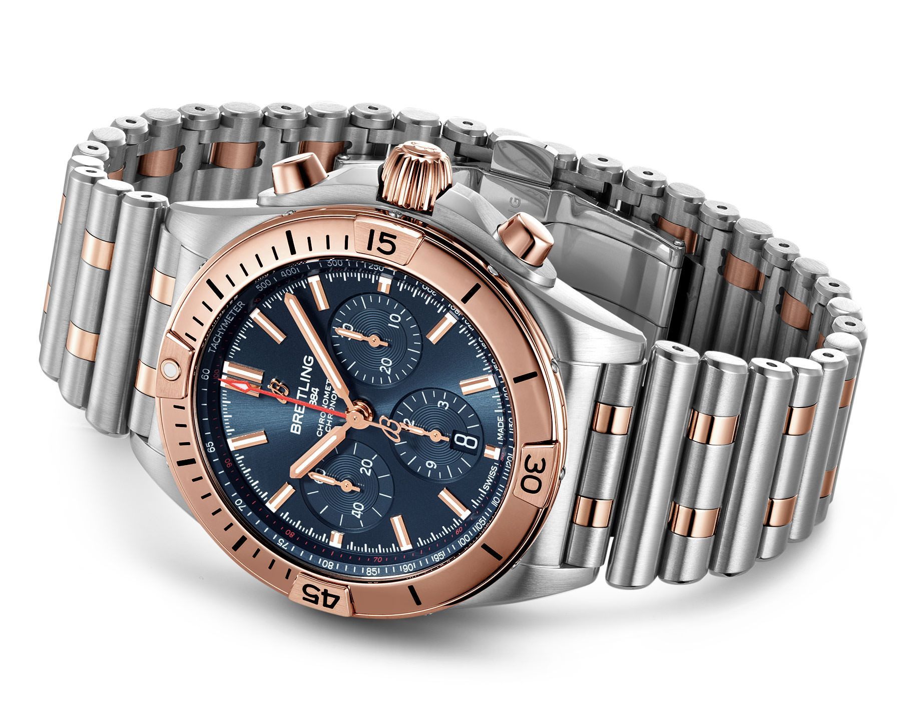 Breitling  42 mm Watch in Blue Dial For Men - 5