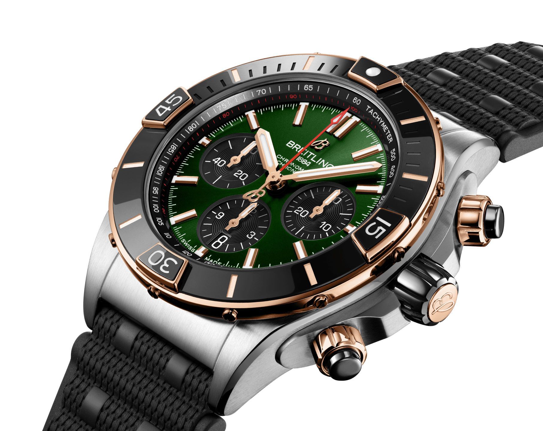 Breitling Chronomat 44 mm Watch in Green Dial