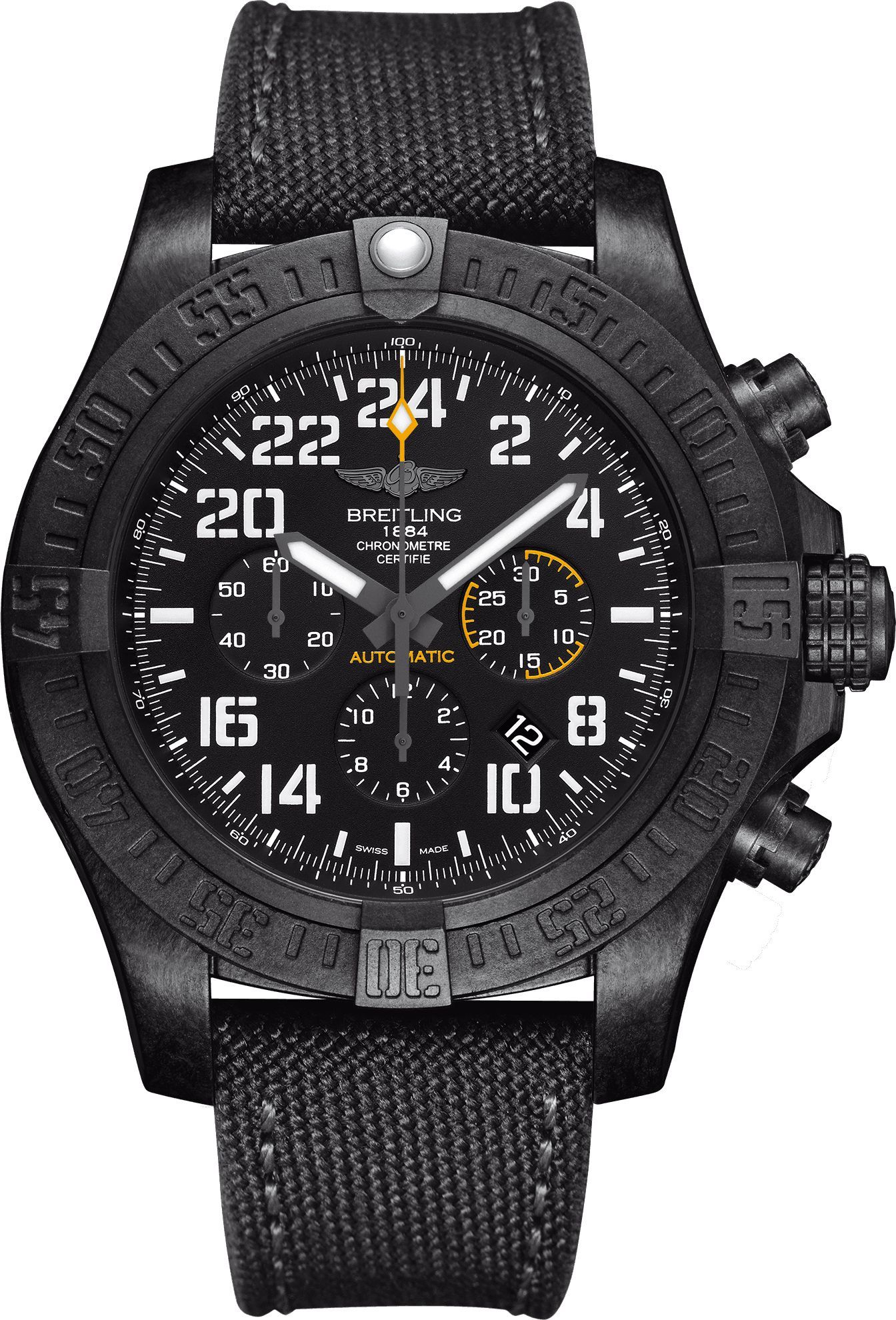 Breitling Chronomat  Black Dial 50 mm Automatic Watch For Men - 1