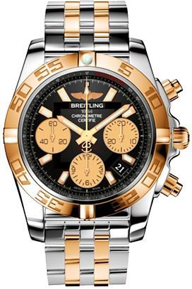 Breitling Chronomat Chronomat 41 Black Dial 41 mm Automatic Watch For Men - 1