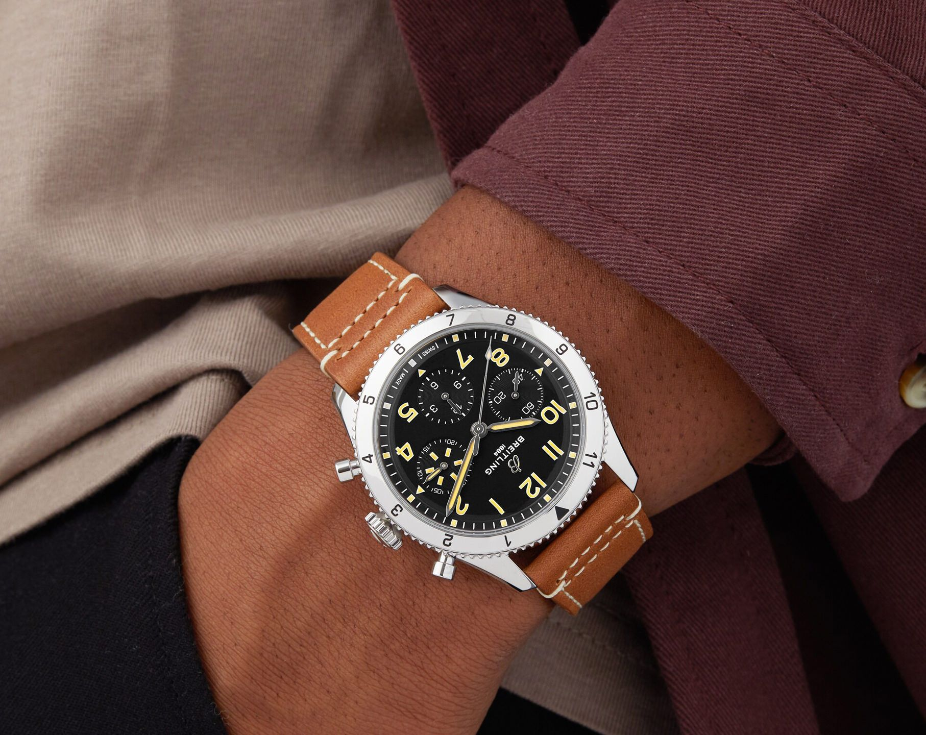 Breitling Classic AVI Automatic Watch | A233803A1B1X1
