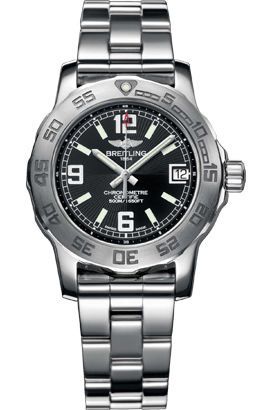 Breitling  33 mm Watch in Black Dial For Women - 1