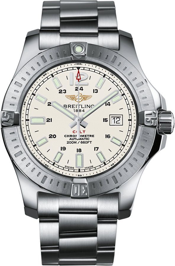 Breitling Colt Colt Automatic Silver Dial 44 mm Automatic Watch For Men - 1