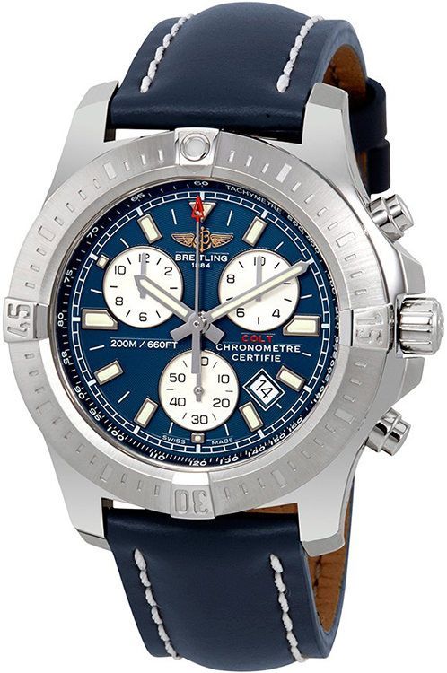 Breitling Colt Chronograph 44 mm Watch in Blue Dial For Men - 1