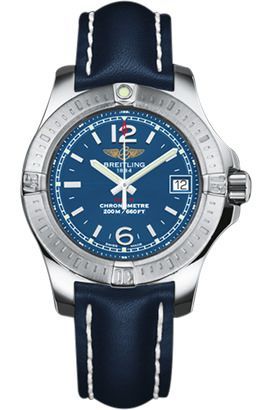 Breitling  33 mm Watch in Blue Dial For Women - 1
