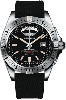 Breitling Galactic  Black Dial 44 mm Automatic Watch For Men - 1