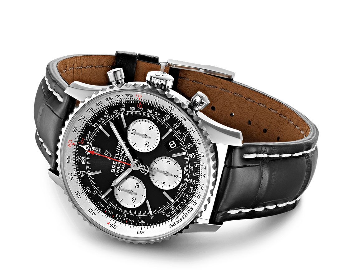 Breitling Navitimer  Black Dial 43 mm Automatic Watch For Men - 4