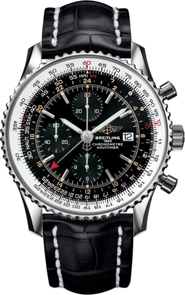 Breitling Navitimer  Black Dial 46 mm Automatic Watch For Men - 1