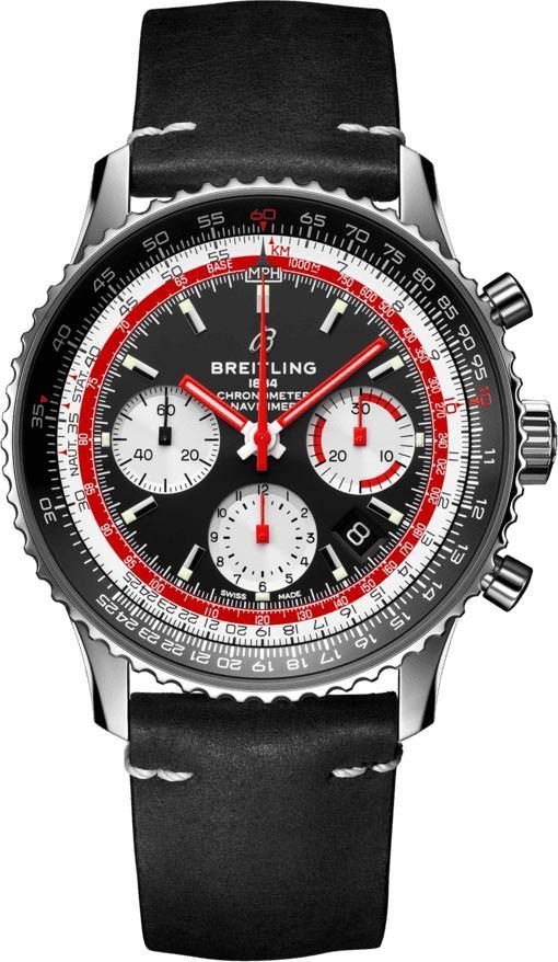 Breitling  43 mm Watch in Black Dial For Men - 1