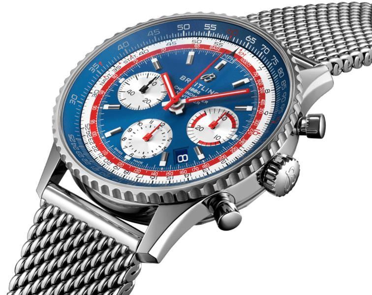 Breitling  43 mm Watch in Blue Dial For Men - 3