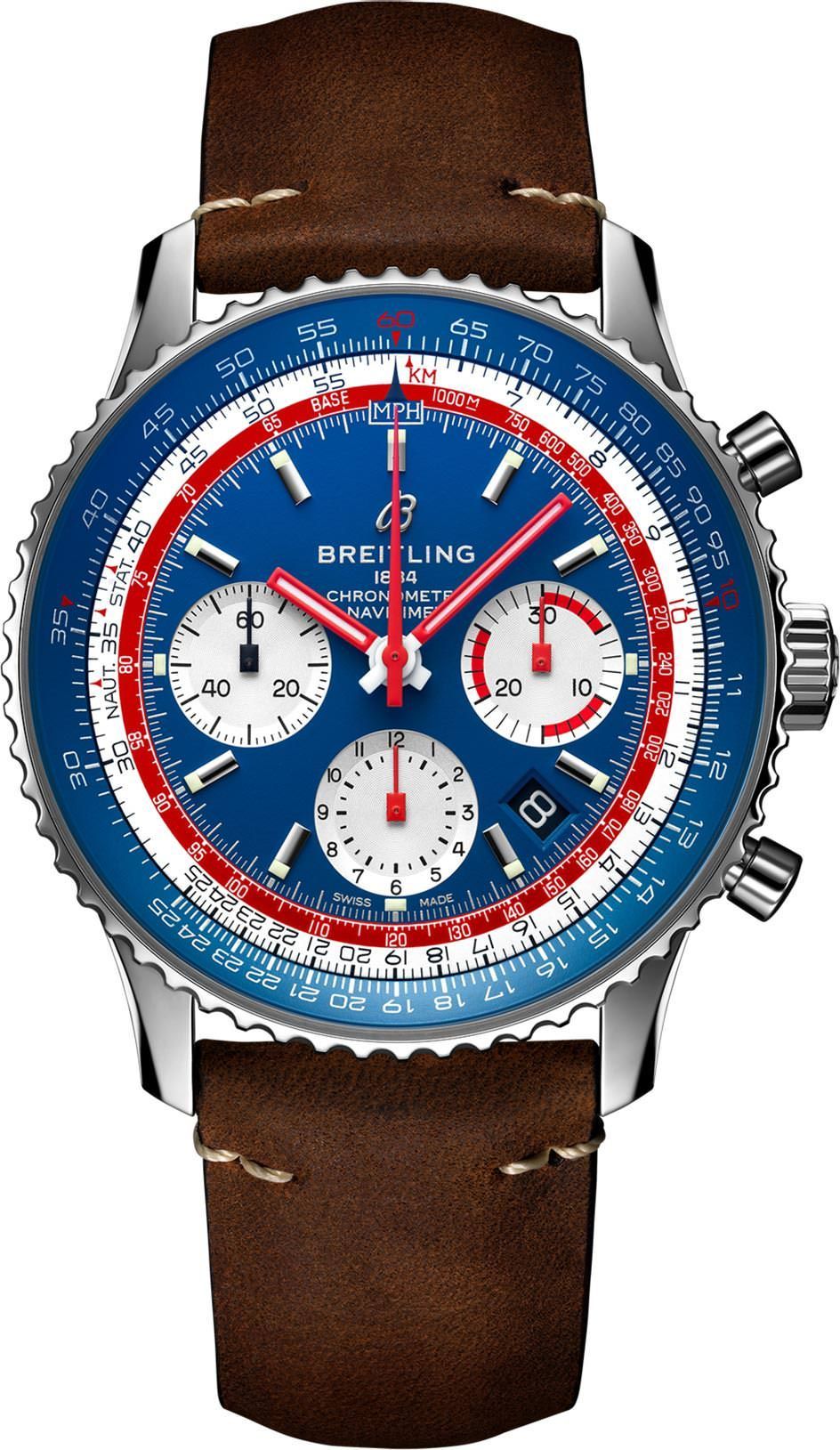 Breitling Navitimer  Blue Dial 43 mm Automatic Watch For Men - 1