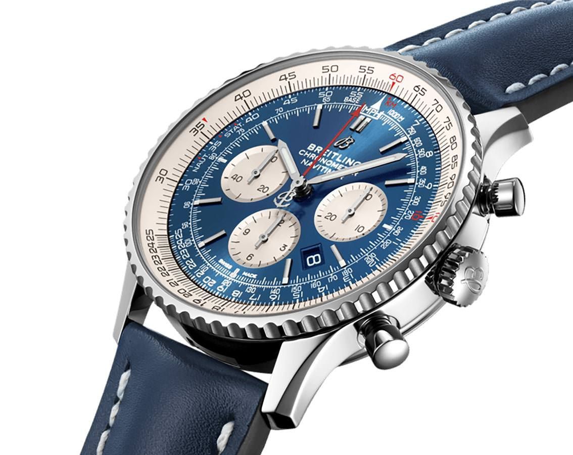 Breitling Navitimer  Blue Dial 46 mm Automatic Watch For Men - 3