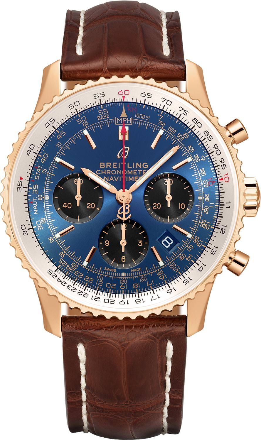 Breitling  43 mm Watch in Blue Dial For Men - 1