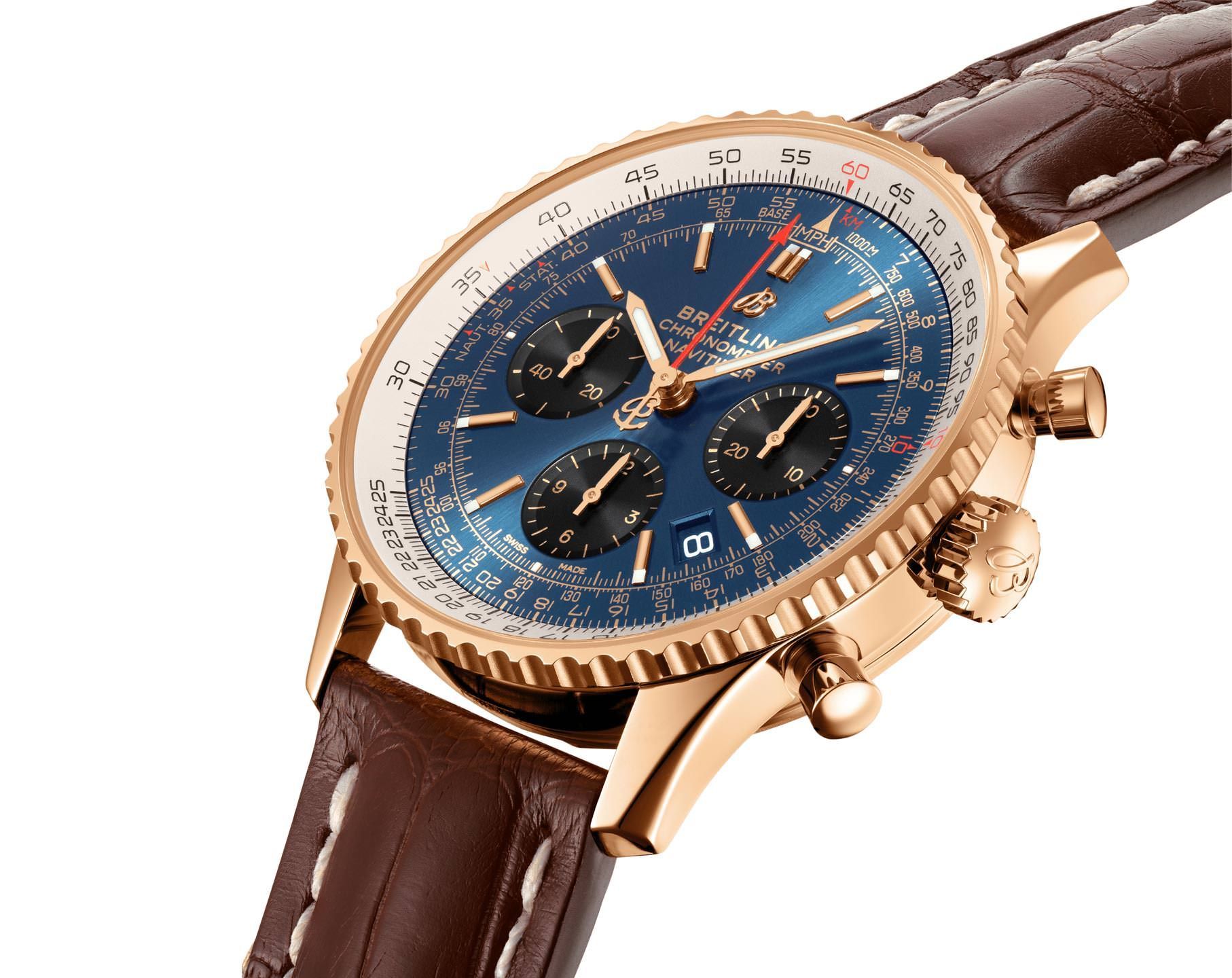 Breitling  43 mm Watch in Blue Dial For Men - 2