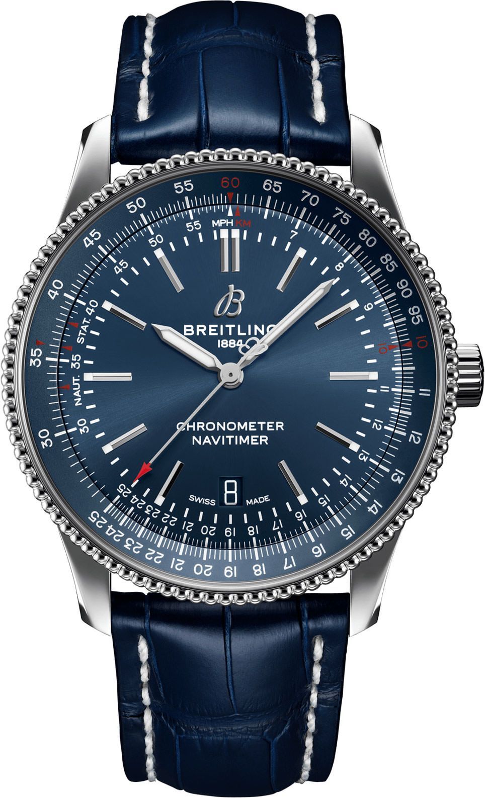 Breitling Navitimer  Blue Dial 41 mm Automatic Watch For Men - 1