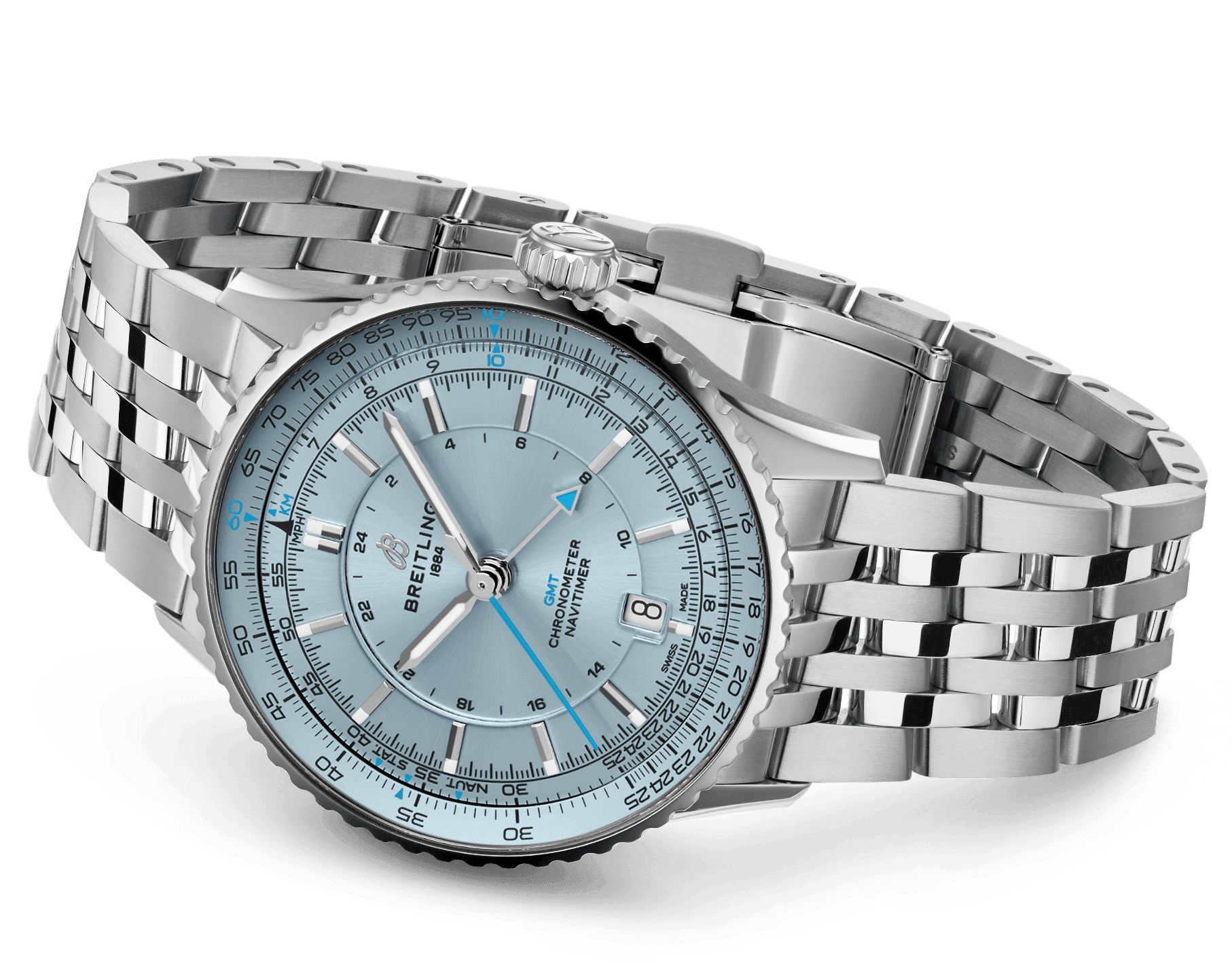 Breitling Navitimer  Blue Dial 41 mm Automatic Watch For Men - 5