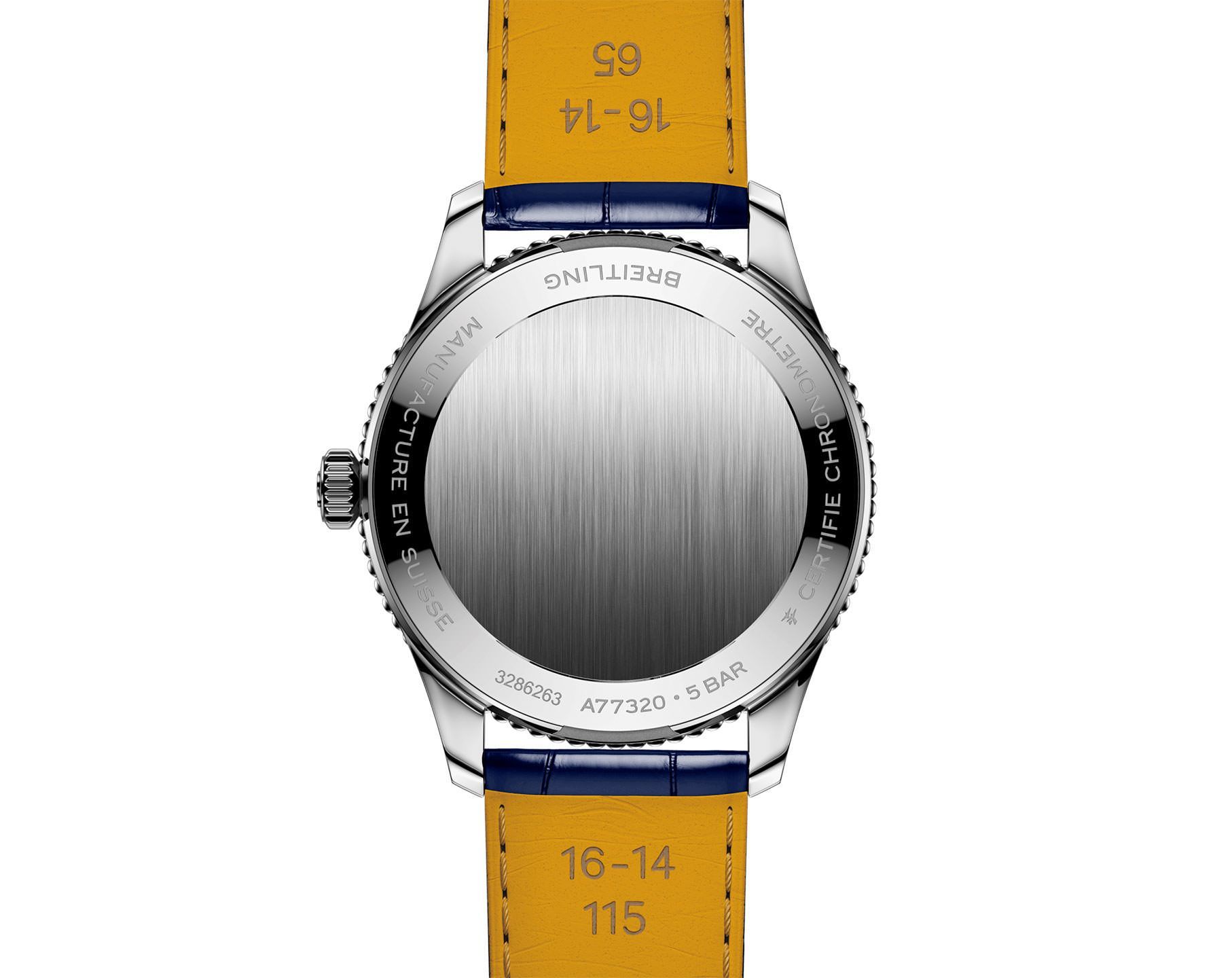 Breitling Navitimer  Blue MOP Dial 32 mm Quartz Watch For Women - 4