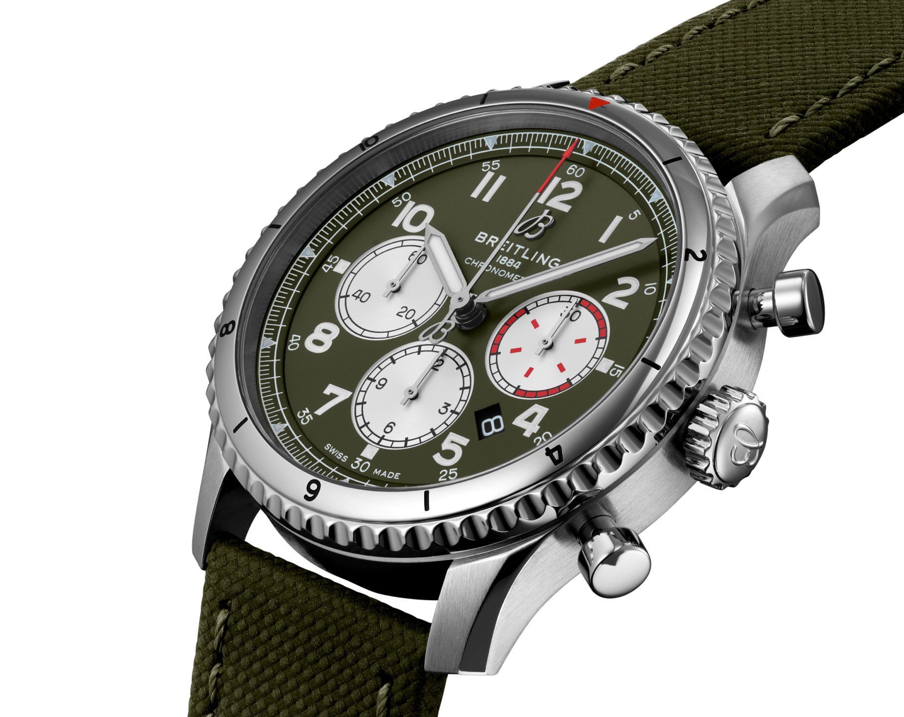 Breitling Classic AVI  Green Dial 43 mm Automatic Watch For Men - 3