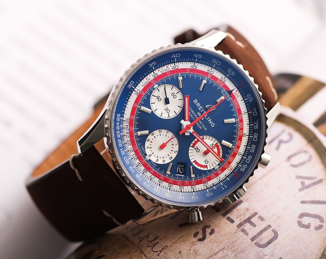 Breitling Navitimer  Blue Dial 43 mm Automatic Watch For Men - 4