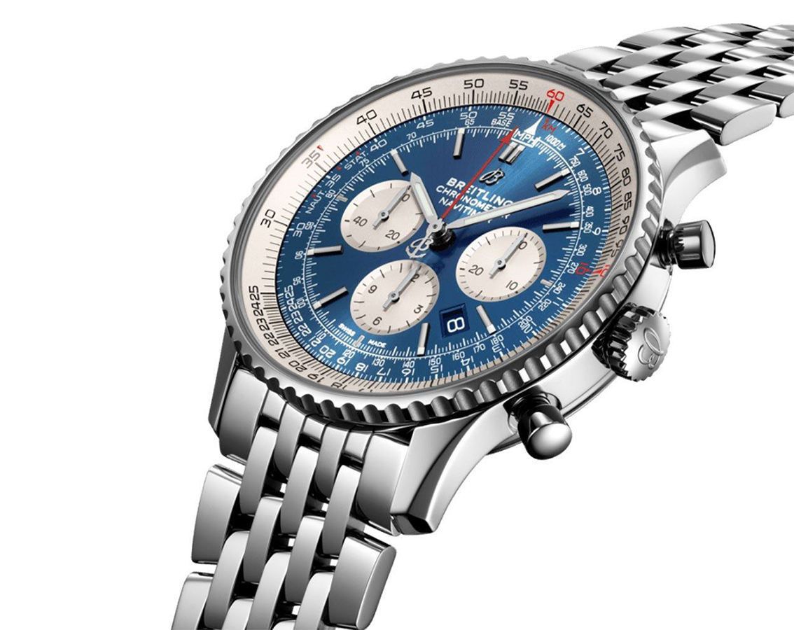 Breitling Navitimer  Blue Dial 46 mm Automatic Watch For Men - 5