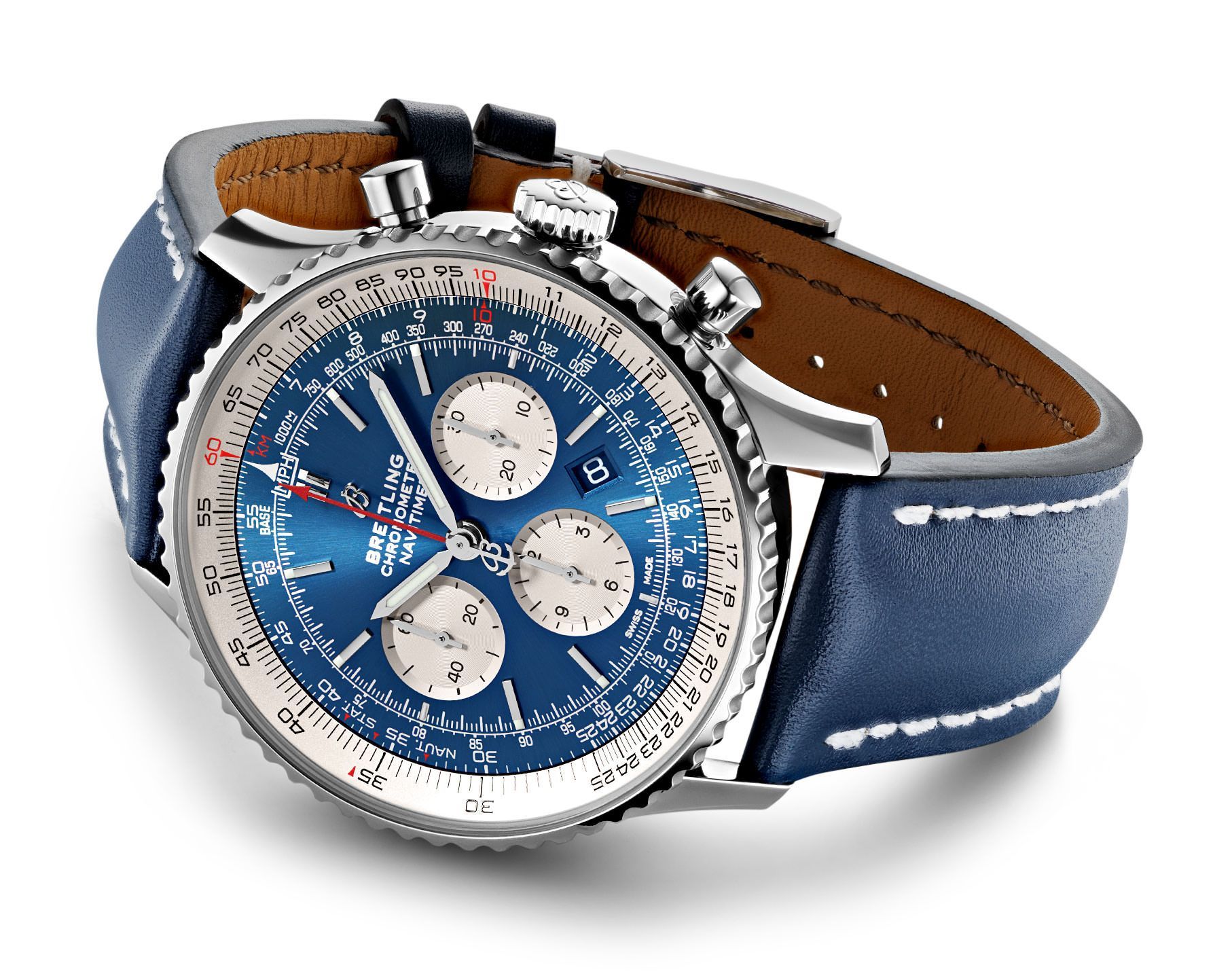Breitling Navitimer  Blue Dial 46 mm Automatic Watch For Men - 4