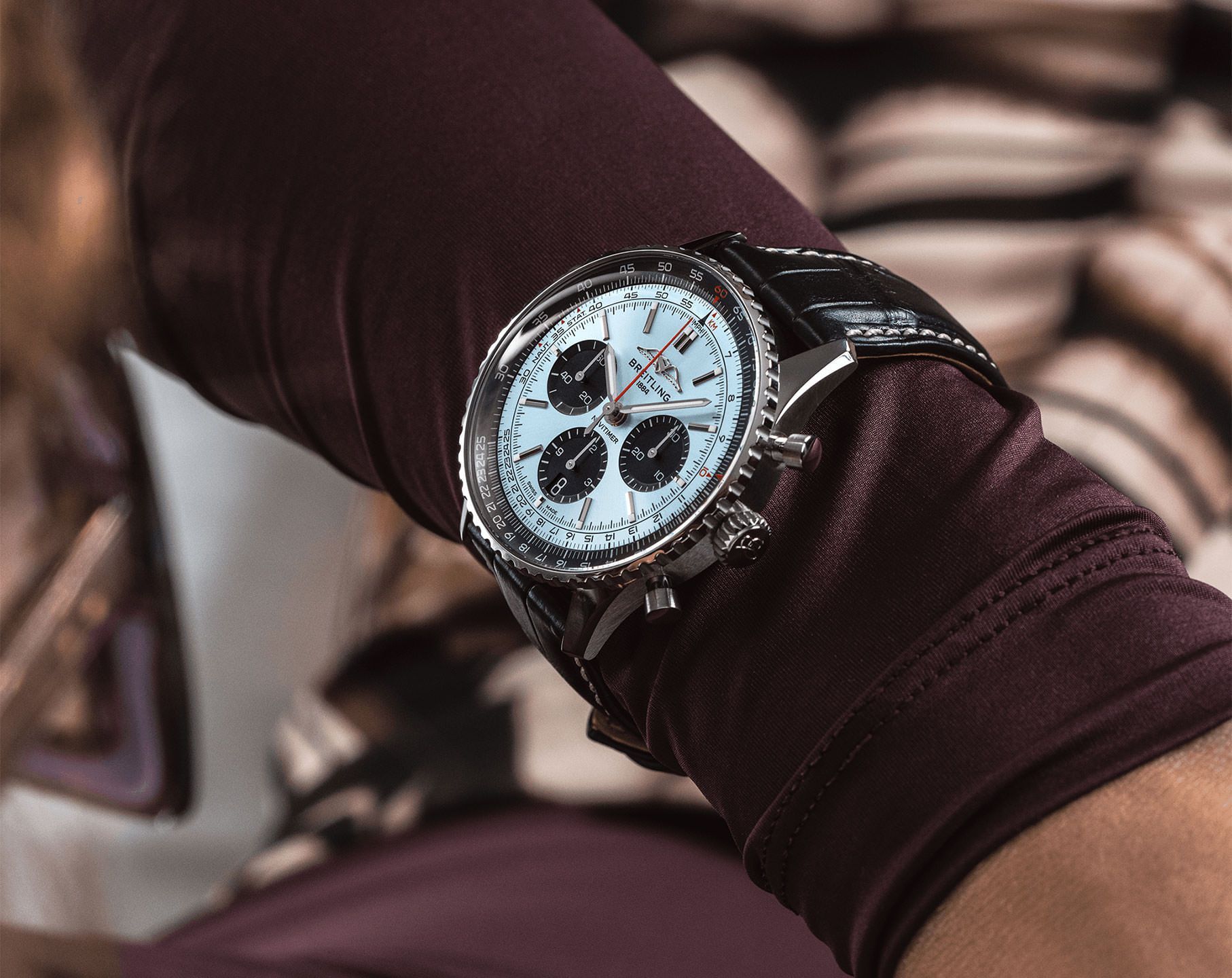 Breitling Navitimer 43 mm Watch in Blue Dial