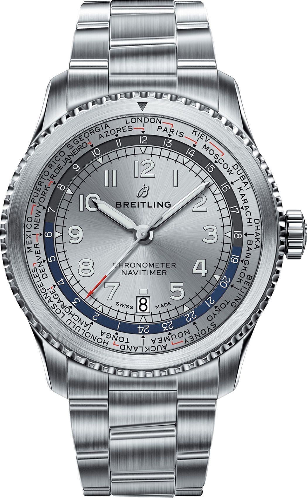 Breitling Navitimer  Grey Dial 43 mm Automatic Watch For Men - 1