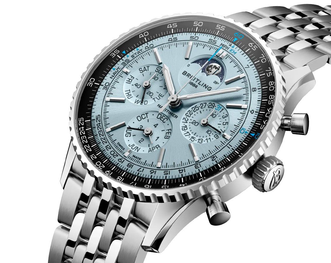 Breitling Navitimer Automatic Men Watches in Round case Blue Dial