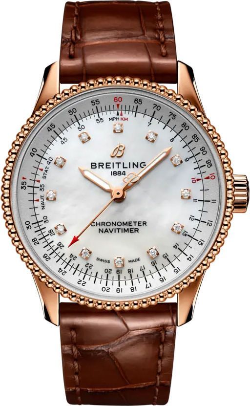 Breitling Navitimer  MOP Dial 35 mm Automatic Watch For Women - 1