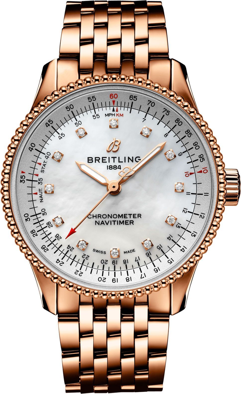 Breitling  35 mm Watch in MOP Dial For Women - 1