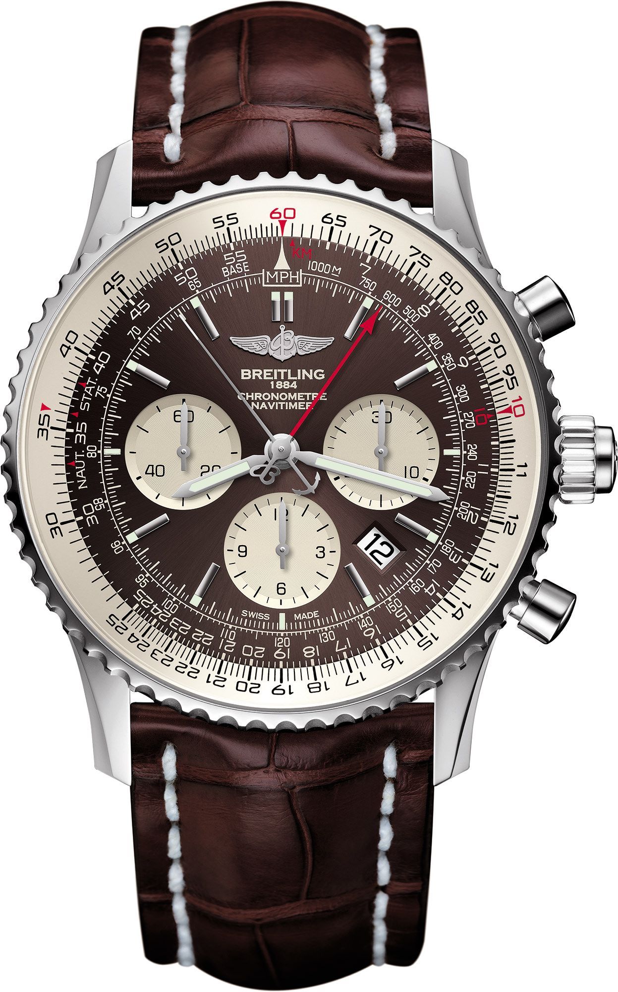 Breitling Navitimer Navitimer Rattrapante Bronze Dial 45 mm Automatic Watch For Men - 1