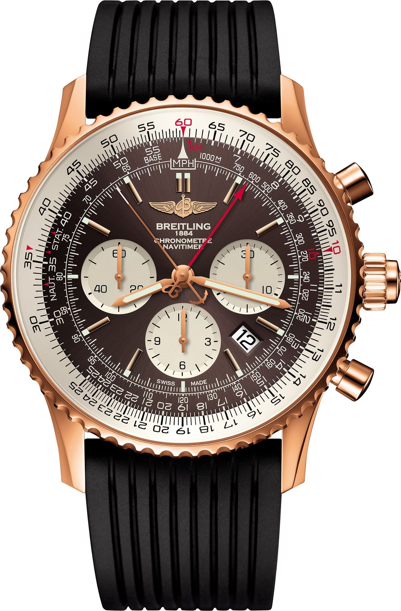Breitling Navitimer Navitimer Rattrapante Bronze Dial 45 mm Automatic Watch For Men - 1