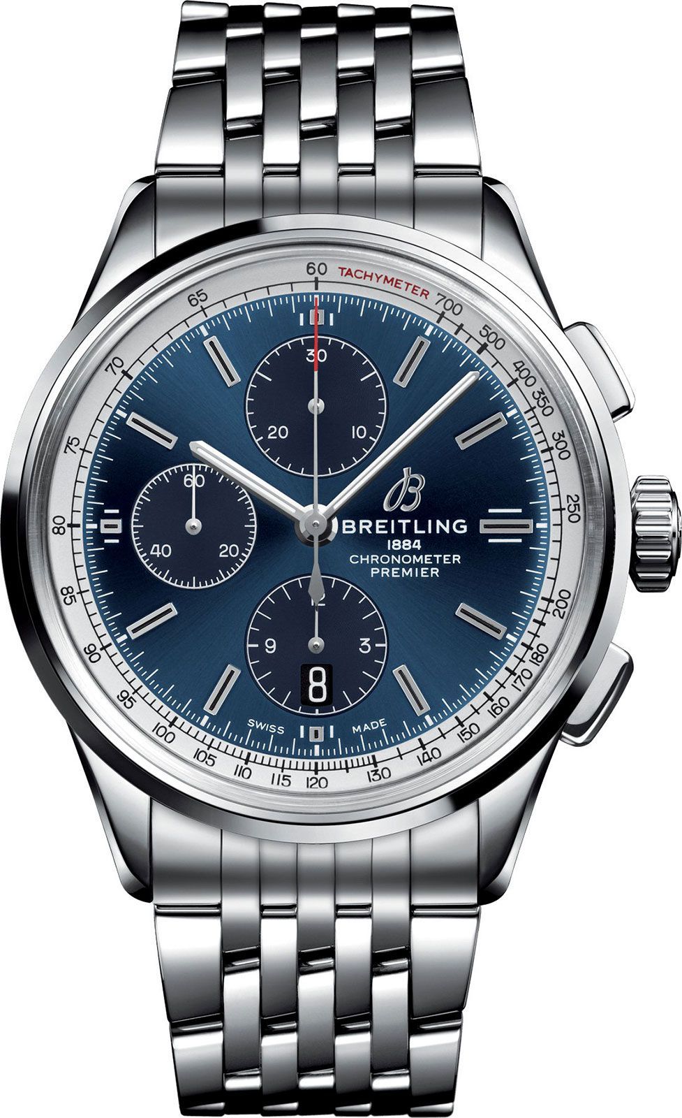Breitling Premier  Blue Dial 42 mm Automatic Watch For Men - 1