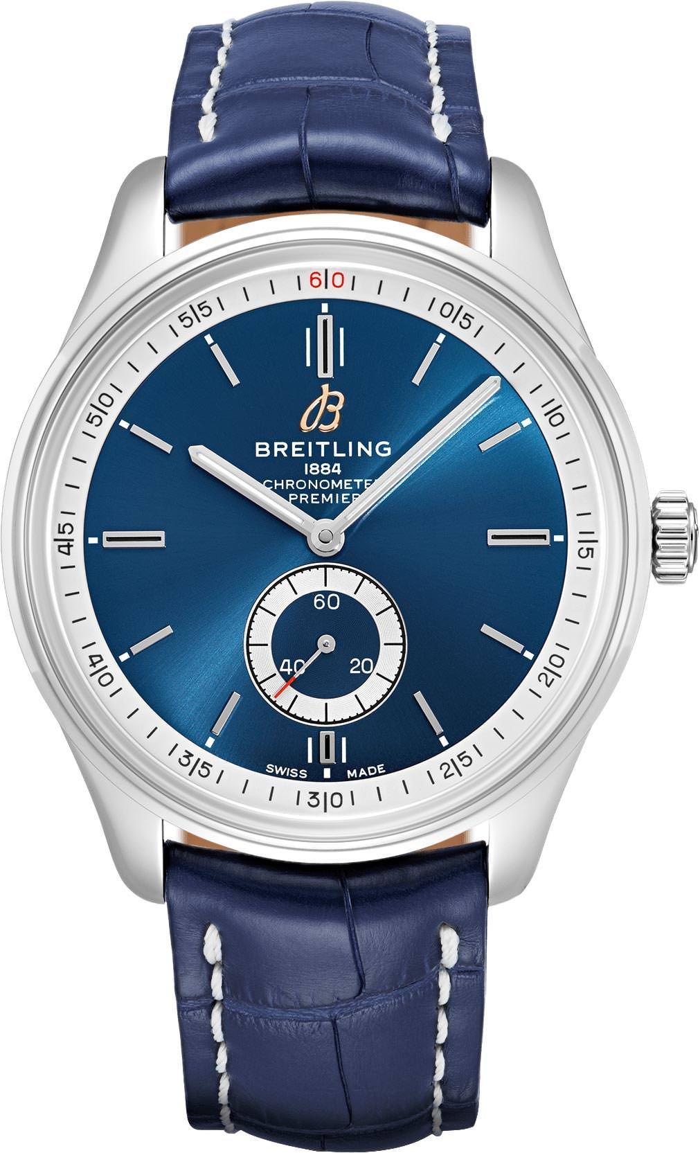 Breitling  40 mm Watch in Blue Dial For Men - 1