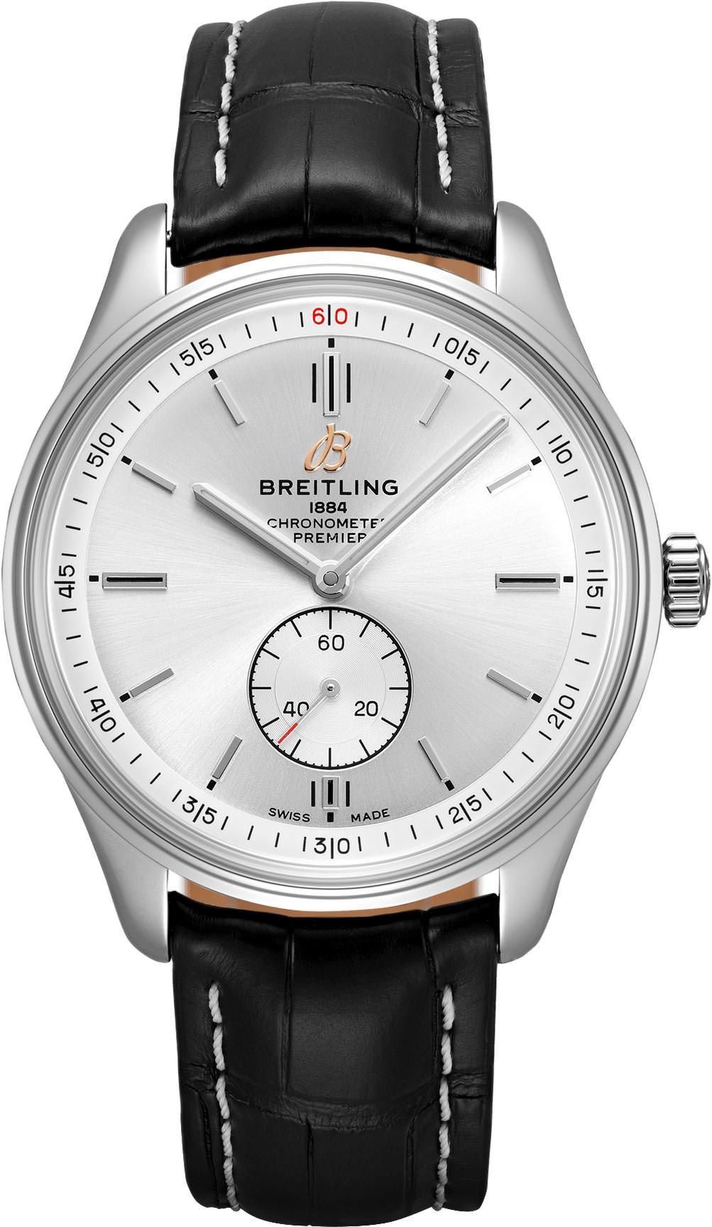 Breitling  40 mm Watch in Silver Dial For Men - 1