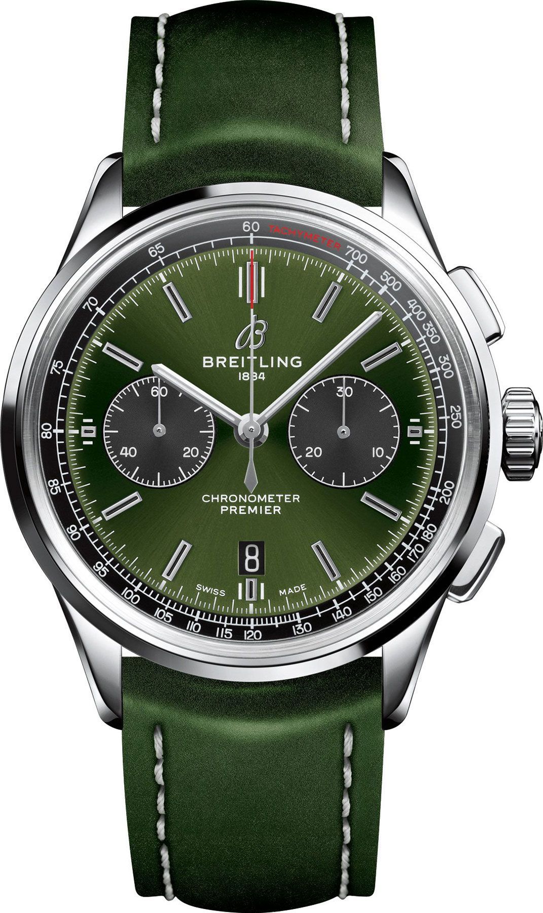 Breitling Premier Chronograph 42 Bentley Green Dial 42 mm Automatic Watch For Men - 1