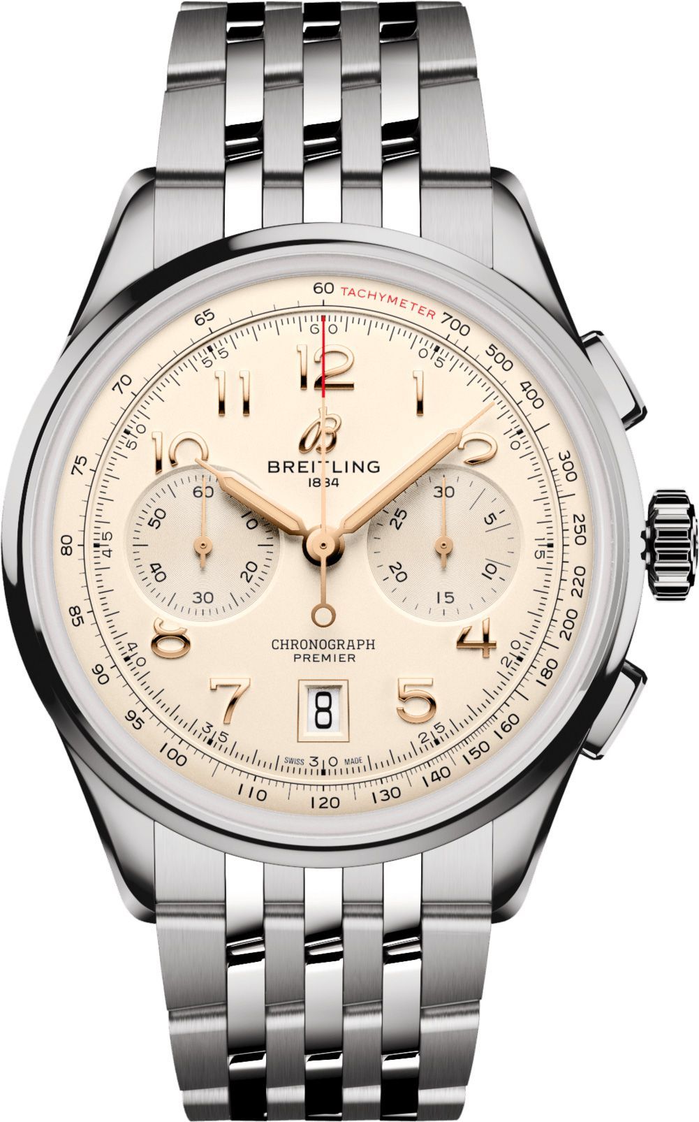 Breitling Premier  Beige Dial 42 mm Automatic Watch For Men - 1