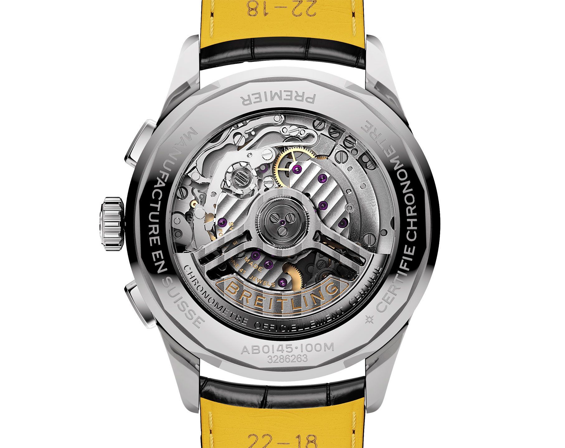 Breitling Premier  Black Dial 42 mm Automatic Watch For Men - 4