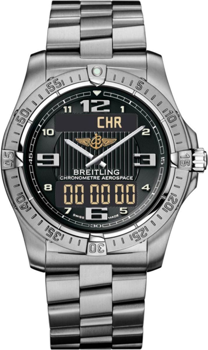 Breitling Aerospace Evo 42 mm Watch in Black Dial For Men - 1