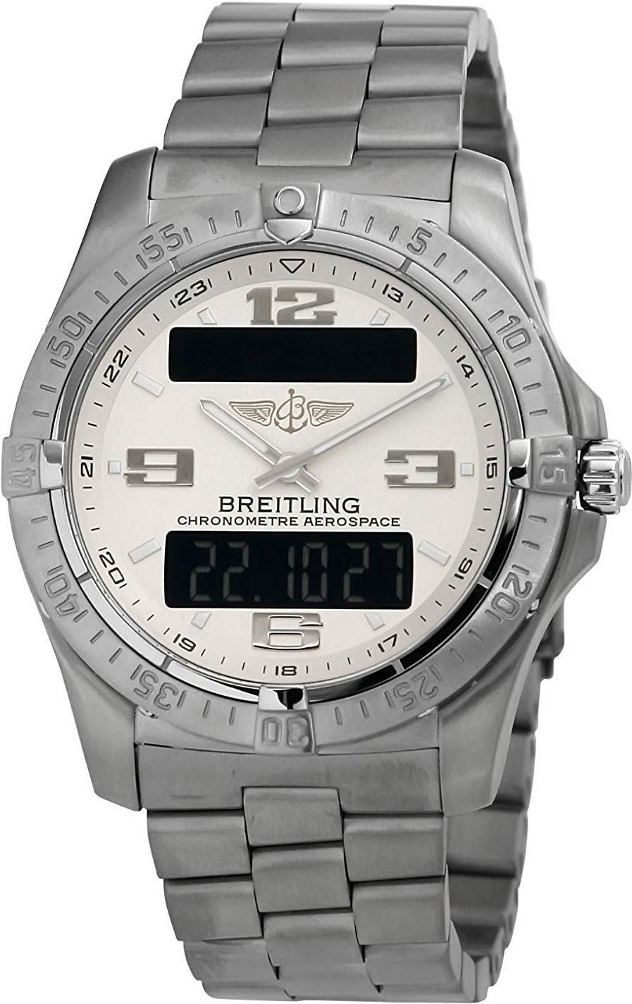 Breitling Professional Aerospace Evo Silver Dial 42 mm Quartz Watch For Men - 1