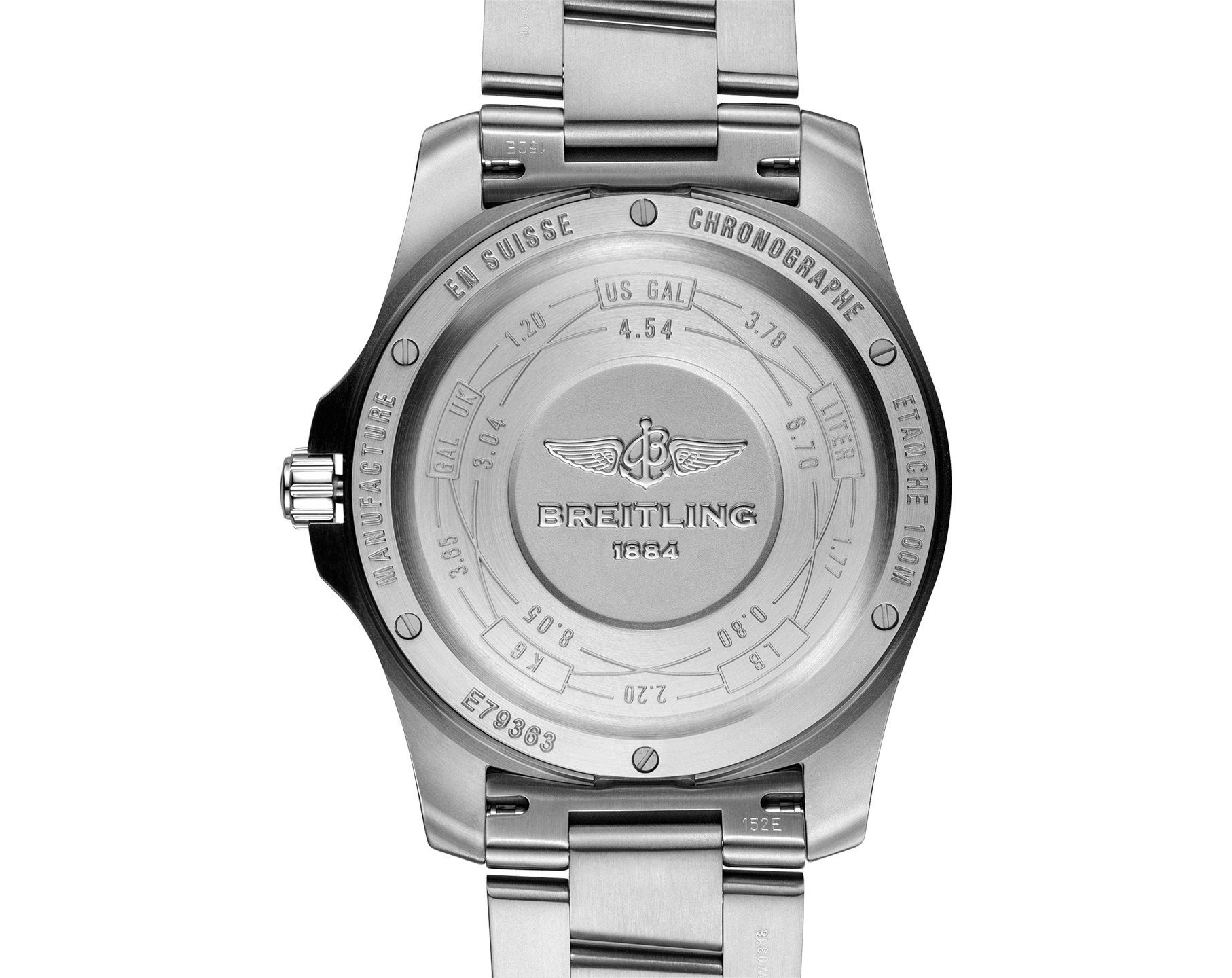 Breitling Professional  Black Dial 43 mm SuperQuartz™ Watch For Men - 2