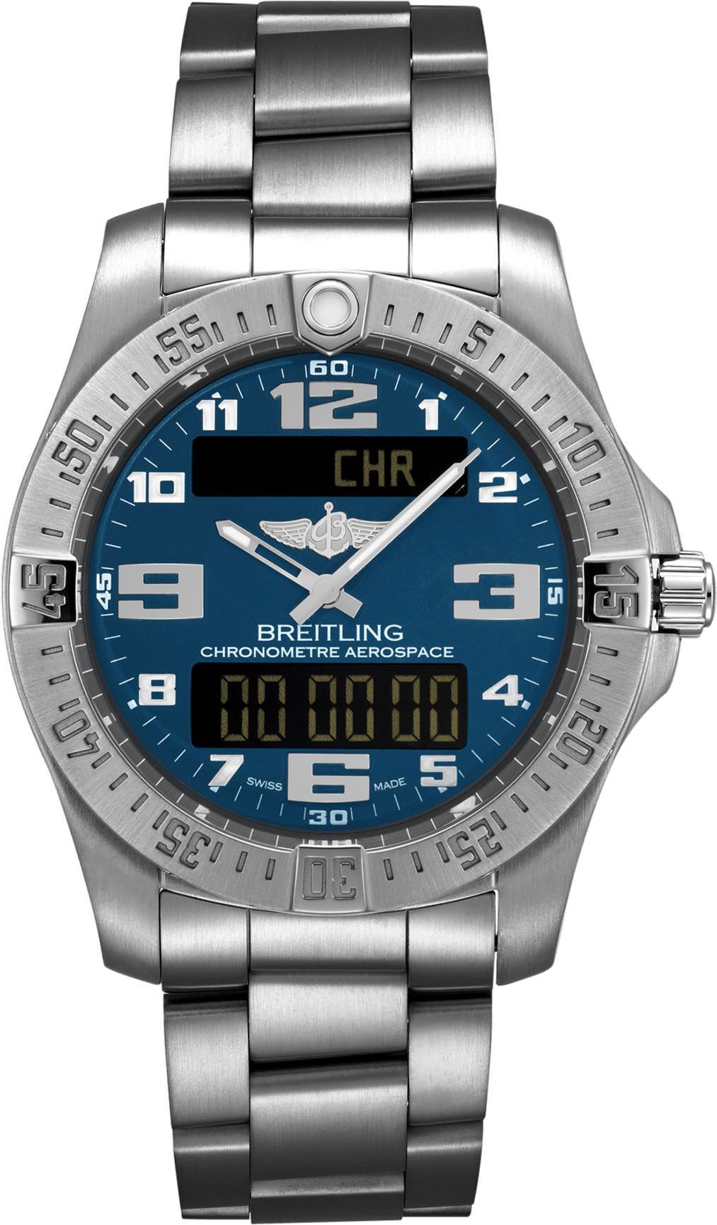 Breitling Professional  Blue Dial 43 mm Quartz Watch For Men - 1