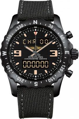 Breitling Professional Chronospace Military Black Dial 46 mm Quartz Watch For Men - 1