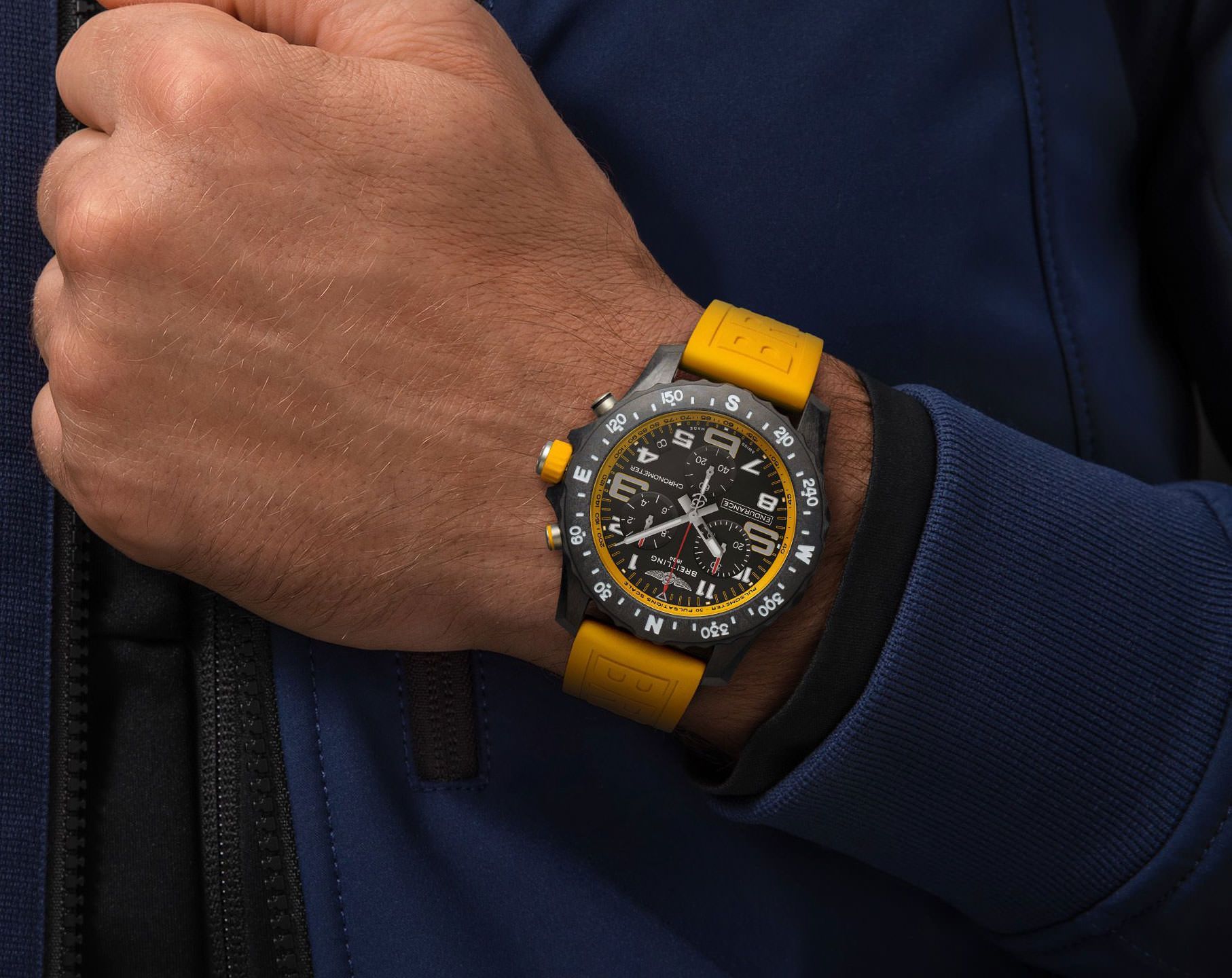 Breitling Professional  Black Dial 44 mm Quartz Watch For Men - 5