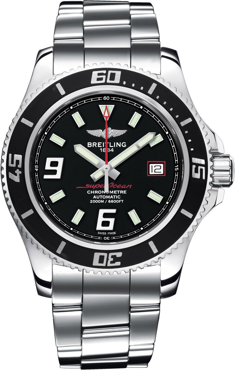 Breitling Superocean Superocean 44 Black Dial 44 mm Automatic Watch For Men - 1